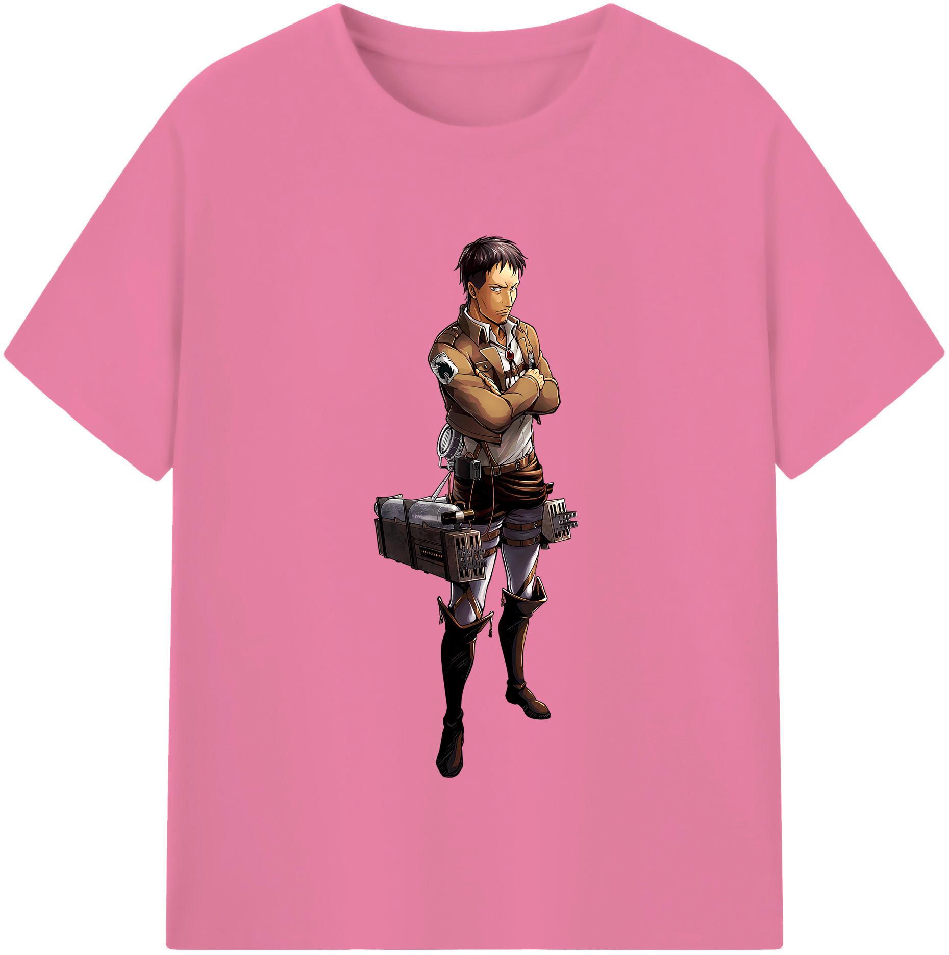 （画像用） 進撃の巨人 Attack on Titan 綿100％半袖Tシャツ（フロントプリント）